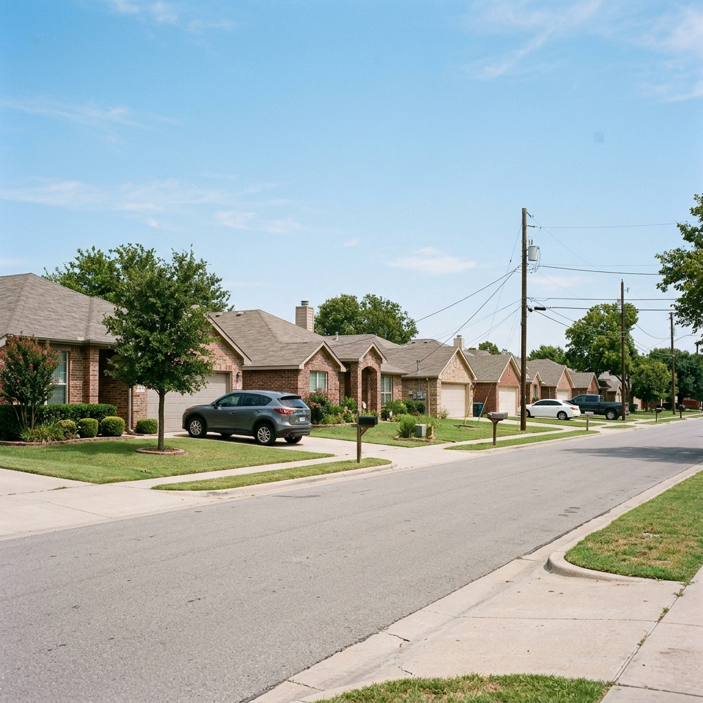 A typical residential home in Lancaster, the kind of property exposed to regional water damage risk