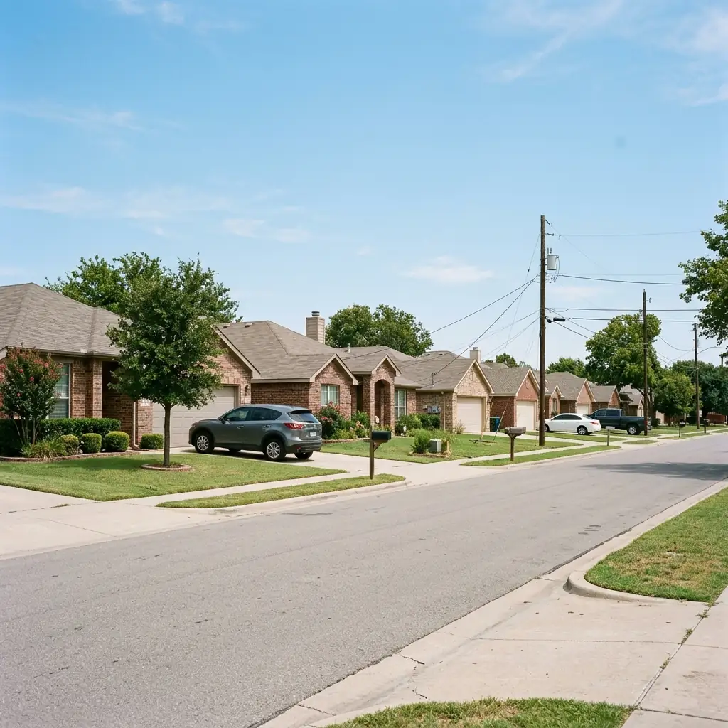 A typical residential home in Lancaster, the kind of property exposed to regional water damage risk