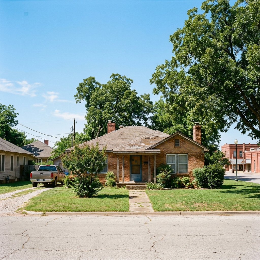 A home near the Lancaster Historic Town Square in Lancaster, the kind of property exposed to regional water damage risk